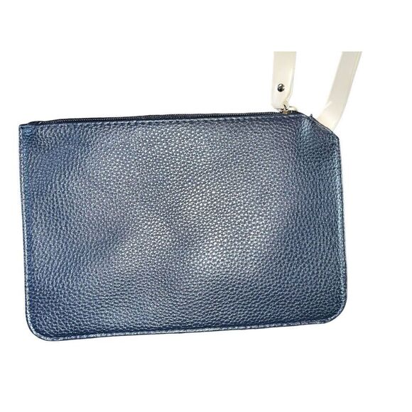 Globe‎ Trotter ANA Amenity Travel Toiletry Bag Blue Zip Closure EUC - Picture 3 of 5